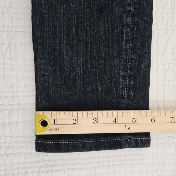 7 For All Mankind High Waist Ankle Gwenevere Jeans Women's 30 (30x31) Skinny EUC - Picture 7 of 16